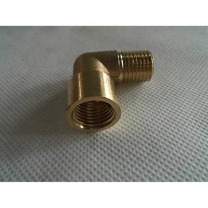 Connecteur de pulvérisateur agricole motorisé en acier, filetage interne et externe 14*1.5, tuyau en caoutchouc fileté, coude de moteur à dos de sac à 90 degrés - Product Image 1