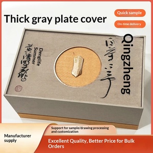 2026 New Thick Grey Board Gift <b>Box</b> with Lid Wholesale Premium Business Handshake Present - Product Image 3