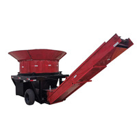 Nouvelle machine à granulés d'aliments électriques tractable pour grandes exploitations laitières - Broyeur de paille haute performance 3-5T/H, puissance 55KW, mobilité facile sur le terrain