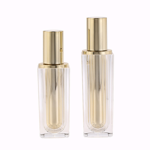 Envases Cosméticos Personalizados de Lujo, Botella Acrílica Dorada con Pulverizador para Lociones, 30ml-120ml, Tarro para Crema Facial, 15-50g - Product Image 5