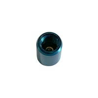 Raccord en laiton pour la réfrigération, pièces de climatisation, cuivre coloré, surface lisse, bouchon de bouteille de réfrigérant rond avec verrouillage de sécurité et clé
