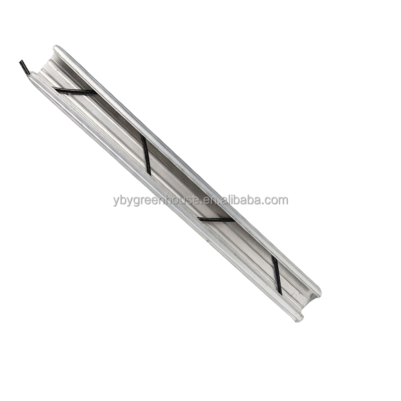 Greenhouse Wiggle Wire & Lock Channel Bundle - 30 Pieces, 6.5ft Aluminum Channel & Spring Wire (Silver) 5 thumbnail image