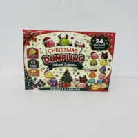 Calendrier de l'Avent de Noël 24 Jours : Jouets Squishy Miniatures Anti-Stress pour Bureau - Offre Spéciale Noël