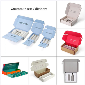 JiJiD 맞춤형 럭셔리 화장품 소형 배송 상자 재활용 컬러 인쇄 로고 핑크 배송 상자 - Product Image 4