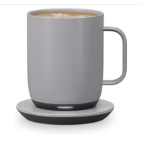 Thermos intelligent AIHPO8 Business Fashion Warmer, tasse à café sans fil magnétique avec batterie, 12 oz, avec contrôle de la température, thermostat
