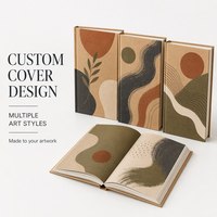 Impression de livres reliés en papier kraft personnalisé pour les éditeurs, plastification filmée, reliure parfaite