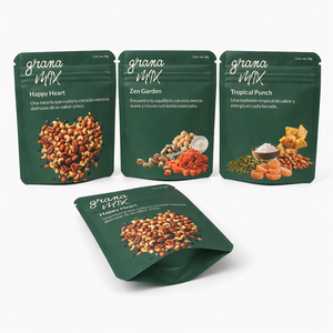 Bolsa Doypack Personalizada de Plástico Reciclado de Grado Alimenticio para Envasado de Papas Fritas, Palomitas y Snacks, Venta al Por Mayor, OEM, ODM - Product Image 1