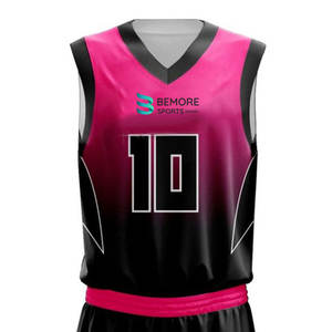 Ensemble de maillots de basket respirants toutes tailles, uniforme d'entraînement, logo personnalisable, uniforme d'entraînement d'été pour les joueurs - Product Image 4