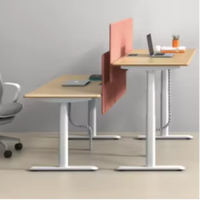Escritorio Inteligente Moderno de Altura Ajustable, Convertible y Extensible, Muebles de Oficina Metálicos