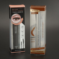 Boîte d'emballage cosmétique personnalisée en PET PVC transparent, de taille personnalisée, écologique, pour crème pour les yeux et mascara, avec des matériaux recyclés