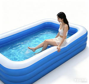Piscina Inflable de PVC para Bebés y Adultos, de Montaje Rápido, Portátil, Rectangular, Marca Yangchen, para Uso en Exteriores, Venta al Por Mayor - Product Image 1