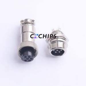 KH-GX12-6P Circular (Cable) Connector Connector ( Jack Specification: M12 )( Total PIN Count: 6P )( Gender: Male-Female Set ) - Product Image 1