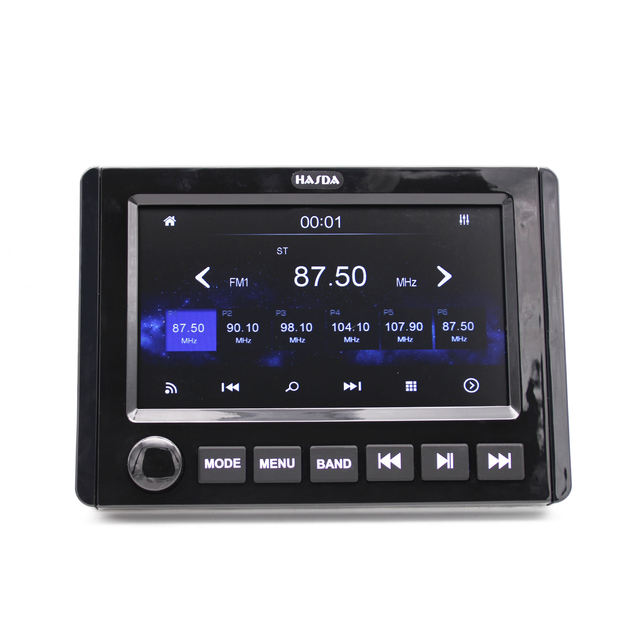 Boat Motorcycle SPA ATV UTV RV 7\" TFT Touch Screen Waterproof MP5 Video Player FM AM Radio HASDA Factory