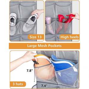 Organizador de Zapatos Colgante Plegable de Gran Capacidad, Nuevo Diseño, Plástico y Hierro, para Dormitorio, Armario, Oferta - Product Image 4