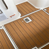 Tapis de pont en mousse EVA pour plateforme de bain et cockpit de bateau 2007 Larson Cabrio 350, style SeaDek MarineMat Gatorstep, auto-adhésif