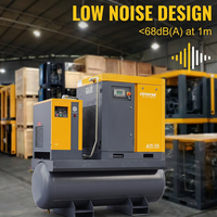Compresseur d'air à vis Airhorse Quatre en Un 7.5KW 11KW 15KW 22KW, avec réservoir d'air 300L 500L 600L, sécheur et filtres