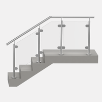Échelles de piscine amovibles en acier inoxydable antirouille 304 316 316L, main courante pour garde-corps