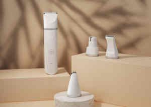 Tondeuse électrique 4 en 1 en acier inoxydable pour animaux de compagnie avec 4 lames Moulin à ongles pour chat pour couper les cheveux des chiens Pattes Yeux Oreilles Visage - Product Image 4