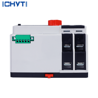 CHYT top 10 ats commutateur de transfert automatique, fournisseurs d'usine 32A, 50A, 63A,100A 2P 8KV AC690V AC400V contrôleur prix