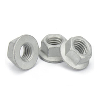 Classe M20 M24 Grade 4.8 8.8 10. Écrou à bride hexagonale dentelé en acier au carbone 9 12.9 galvanisé à chaud (HDG) DIN6923