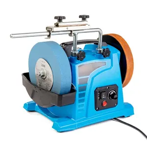Water cooled low speed electric wet stone sharpening machine electric disc sharpener 10 Inch Wheel Bench Grinder Sharpening