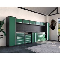 Gabinetes de Almacenamiento y Cajas de Herramientas de Acero JZD para Taller y Garaje, Gabinete de Herramientas de Combinación Grande, Banco de Trabajo para Garaje, Muebles de Metal