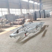 Châssis de remorque de petite maison 3.5T personnalisé | Cadre en acier à double essieu pour les constructeurs de maisons mobiles