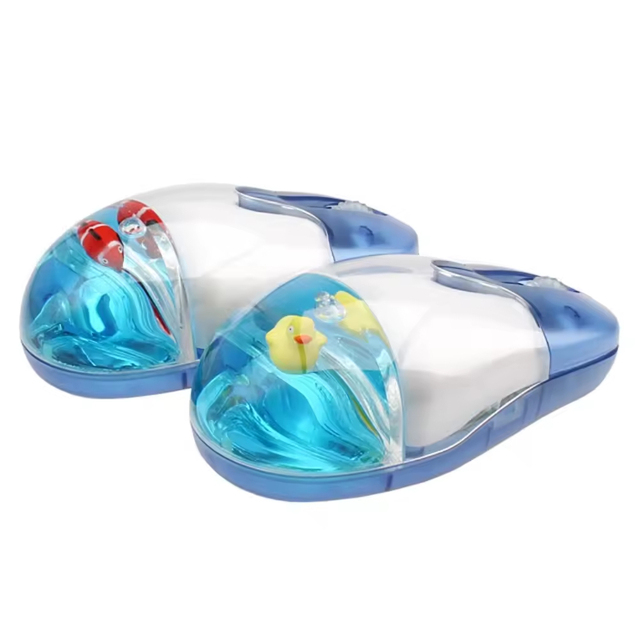 Liquid 3D Floating Water Oil Design Wireless Gaming Mouse Silent Ergonomic LED Light Optical Mouse for Desktop