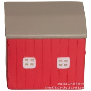 Pu <b>Foam</b> House Shape <b>Craft</b> Decor 30x30x30cm Home Decoration Gift Item - Product Image 2