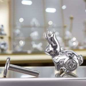 Fuxuan Astm F136 <span class=keywords><strong>Titanium</strong></span> Rabit Top Threadless Piercing Oorbellen Stud Tragus Voor Vrouwen Helix Daith Lichaam Sieraden - Product Image 5