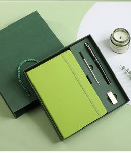 Wholesale Promotional A5 Leather <b>Notebooks</b> for Business Customizable Gift <b>Sets</b> with Logo Printing Available - Product Image 4