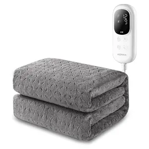 Colchón de cama de invierno, alfombra eléctrica caliente de gran tamaño, lavable, suave, inteligente, almohadilla de calefacción