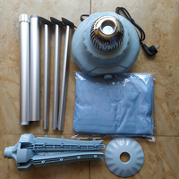 Séchoir à vêtements pliant portable 1000 W avec chauffage PTC pour la maison ou l'hôtel Boîtier en plastique certifié CE Rohs