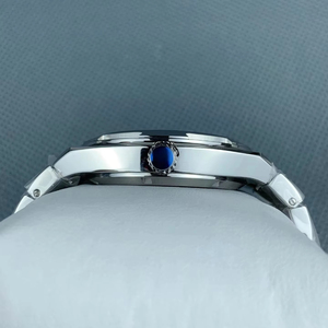 Reloj Mecánico Minimalista Premium para Hombre, Correa de Acero Inoxidable, Esfera Azul Profundo de 40 mm, Elegante Reloj de Pulsera de Lujo con Calendario - Product Image 5