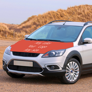 Tùy Chỉnh 120*150Cm Dệt Kim Polyester Xe Mui Xe Bìa Cờ Cờ Phong Cách Hoàn Hảo Phù Hợp Cho Bình Thường Xe Ô Tô Và SUV - Product Image 3