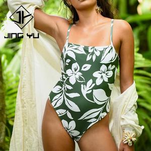 Traje de Baño de Diseño de Fábrica, Traje de Baño de Lujo Estampado, Traje de Baño de Nailon Reciclado de Alta Calidad, Traje de Baño de Una Pieza para Mujer - Product Image 2