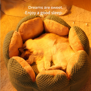 2025 yeni tasarım Pet kedi yuvarlak yuva kafes Villa kış sezon sıcak yatak odası kediler ve köpekler için kalınlaşmış uyku tulumu - Product Image 5