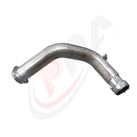 Downpipe Knalpot Baja Anti Karat 4 inci, Pemasangan Mudah untuk Ford Powerstroke 6.7L 2020-2025