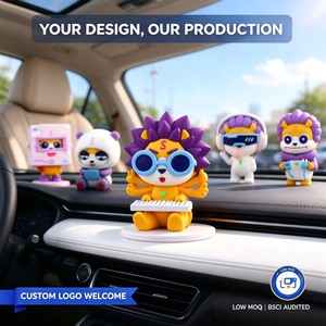 Maßgefertigte PVC-Musikfestival-Designer-Spielzeugfigur, Auto-Ornament, OEM ODM Großhandel, Individuelles Logo Blind Toy Großhandelsangebot - Product Image 3