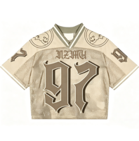 Nouvelle Collection 2026 – Maillot de Rugby Américain Personnalisé pour Homme – Col en V, Manches Courtes, 180g Polyester, Impression Numérique, Séchage Rapide