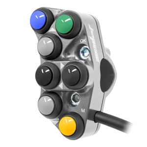 Interruttore Manubrio Sinistro per Triumph Tiger 850 Sport (Titanio) - Product Image 2