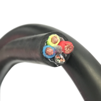 Cable de Red de Cobre Trenzado de Alta Calidad FEP-CAT5E/CAT6 con Aislamiento de PE Resistente a Altas Temperaturas para Sistemas Subacuáticos
