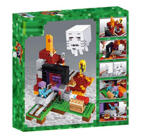 La mina del mundo subterráneo es compatible con los juguetes de rompecabezas para niños y los juguetes de bloques de construcción My World.