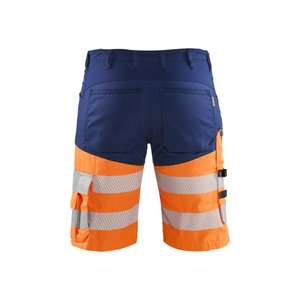 BLAKLADER - 154118118953C56 Pantalones cortos de alta visibilidad elásticos Azul marino/Naranja-EAN 7330509697672 ROPA DE TRABAJO DE LA HI-VIS - Product Image 2