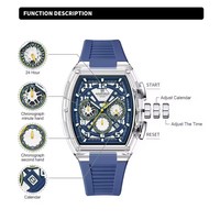 NAVIFORCE Nouvelle Montre Homme Sport Luxe Chronographe Calendrier Montre-Bracelet Quartz Affaires pour Homme