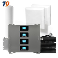 Nuevo Amplificador de Señal de Teléfono Celular, Repetidor de Red de 700/900/1800/2100/2600MHz para 2G 3G 4G con Cobertura de 500-1000 m²