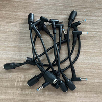 Adaptateur d'alimentation CC pour ordinateur portable HP, Cantell 7.4*5.0 Femelle vers Coudé 4.5*3.0 Mâle