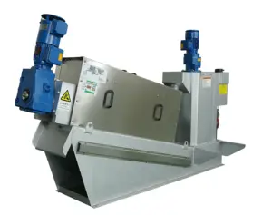 Máquina De Desidratação De Lodo-Multi-placa espiral imprensa parafuso imprensa coco palma óleo lodo desidratação equipamentos