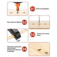 TCT Core Carbide Countersink Drill Bit Drill Bits Set With Quick Change Round Shank Screw Chamfer