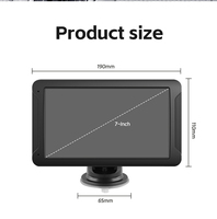 Lecteur vidéo autoradio 7 pouces sans fil pour Apple CarPlay Android Auto, lecteur multimédia automobile, écran CarPlay sans fil